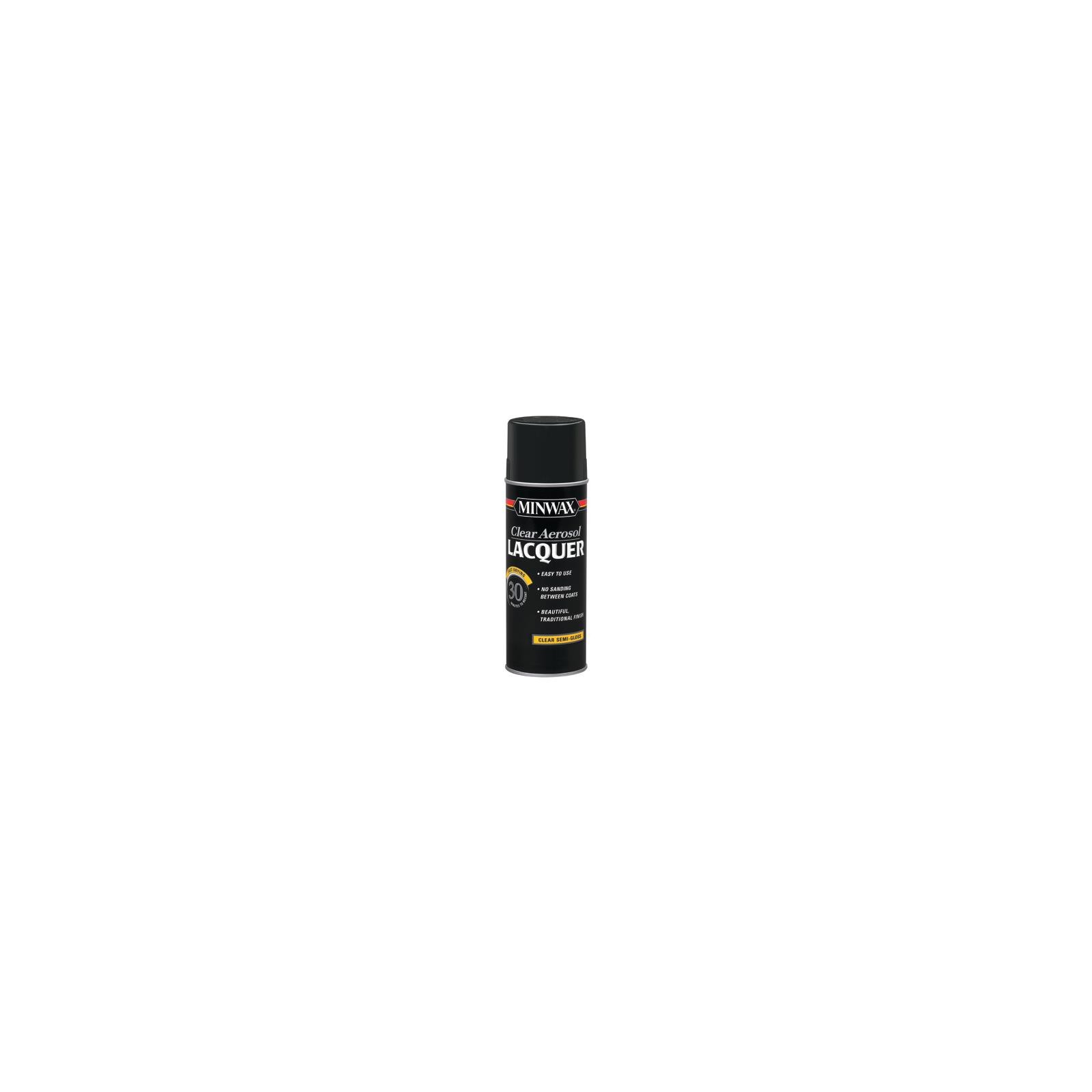 Minwax 15205 Clear Lacquer, Semi-Gloss, 11.5 oz. Aerosol - Quantity 6