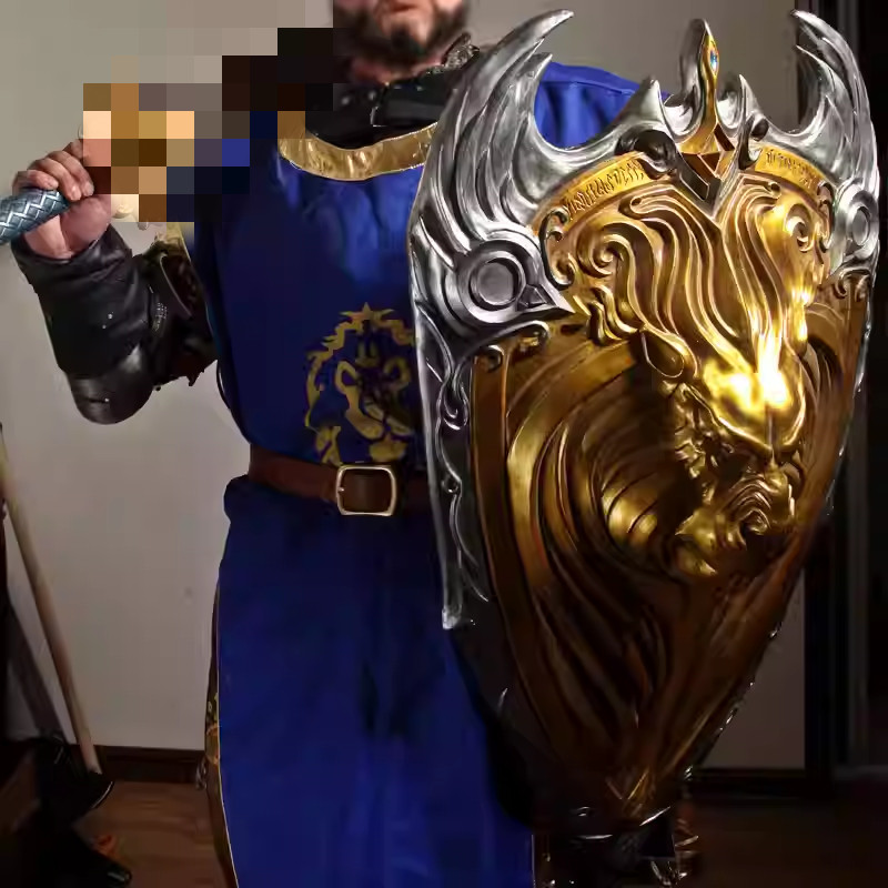 HCMY World of Warcraft Llane Lion Shield Limited Collectible Prop Model In Stock