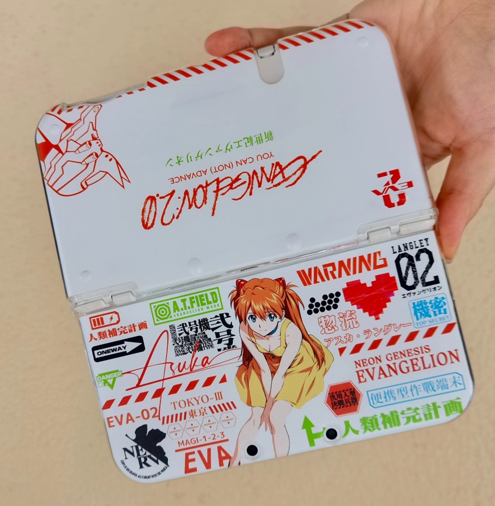 Asuka Themed Protective console Case for Nintendo New 3DS XL/LL parts Rare！ Hot！