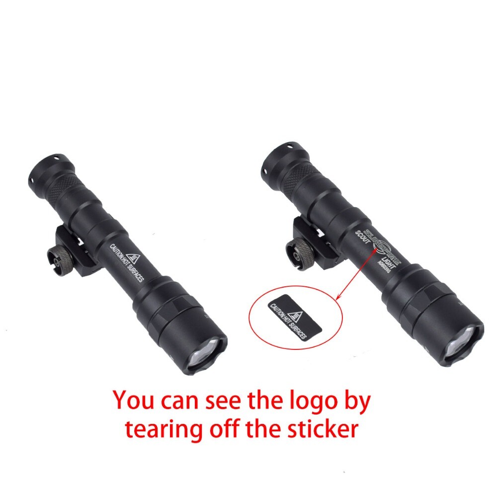 M600B Scout Light LED Flashlight w/ Tail Switch Controller Rifle Scout Light