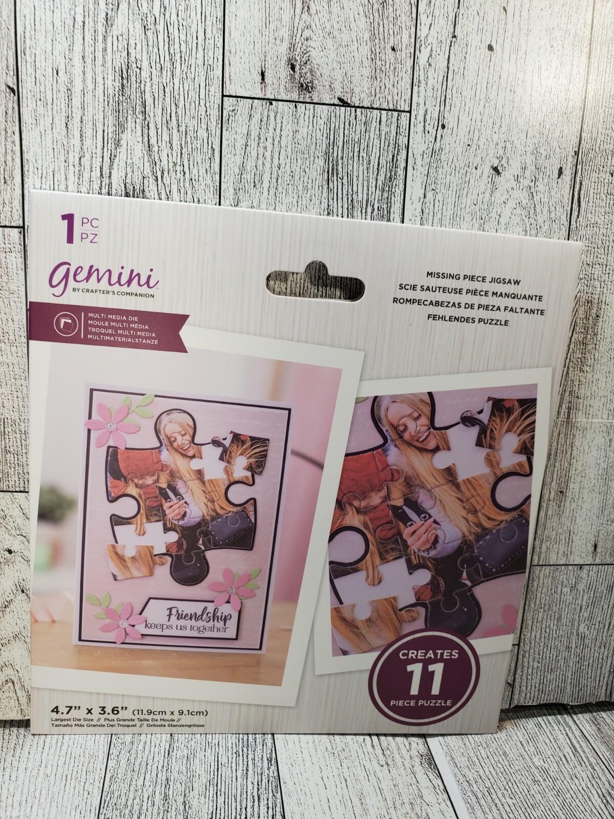 CC2 Crafters Companion Missing Piece Jigsaw Multi Media Die New