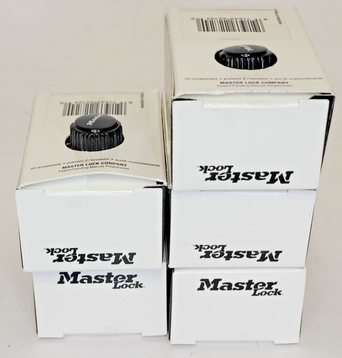 MASTER LOCK PADLOCK, STANDARD DIAL COMBINATION LOCK - LOT OF 5