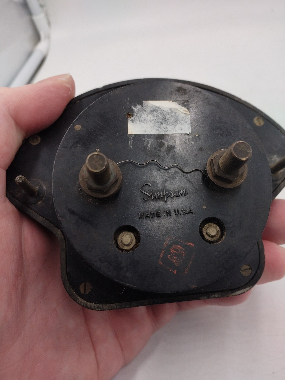 Simpson Degrees Fahrenheit Gauge Electro-tech Model S 600
