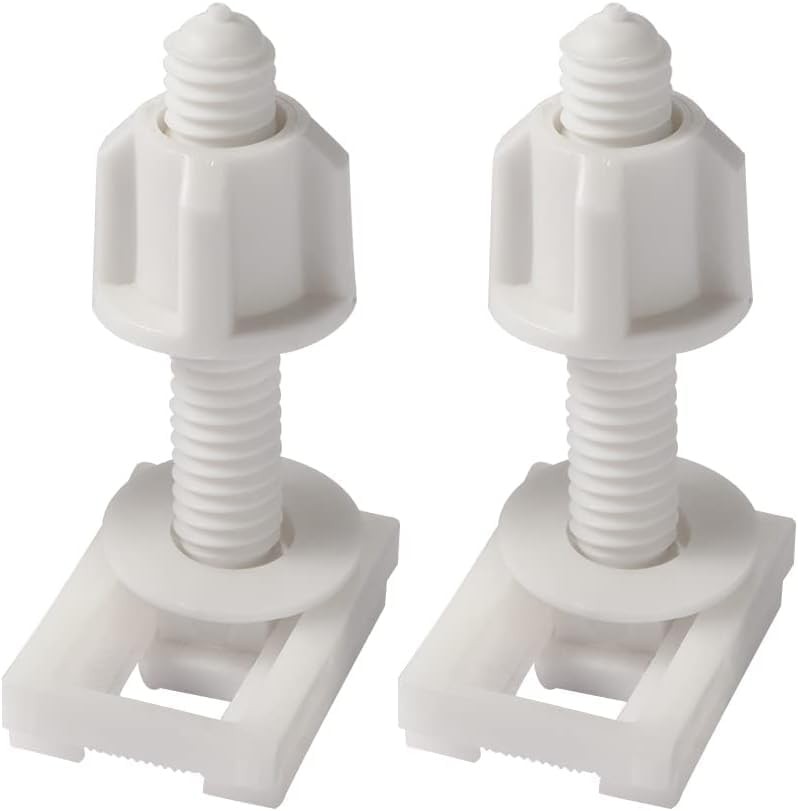 Toilet Seat Hinge Bolts, Screws, Nuts  Washers - Universal Replacement Kit