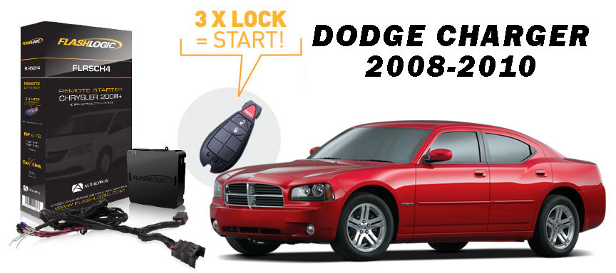 Flashlogic Remote Start for 2008 Dodge Charger SRT V8 w/Plug And Play Harness