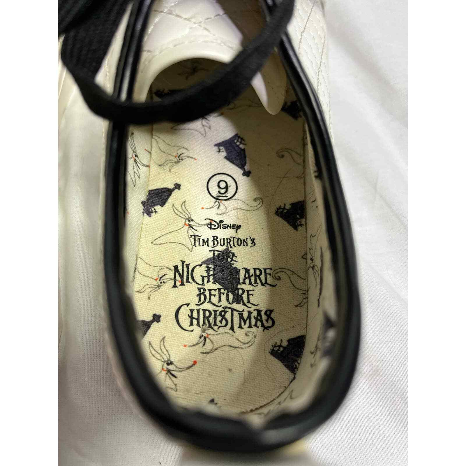 Disney The Nightmare Before Christmas White Sneakers 9