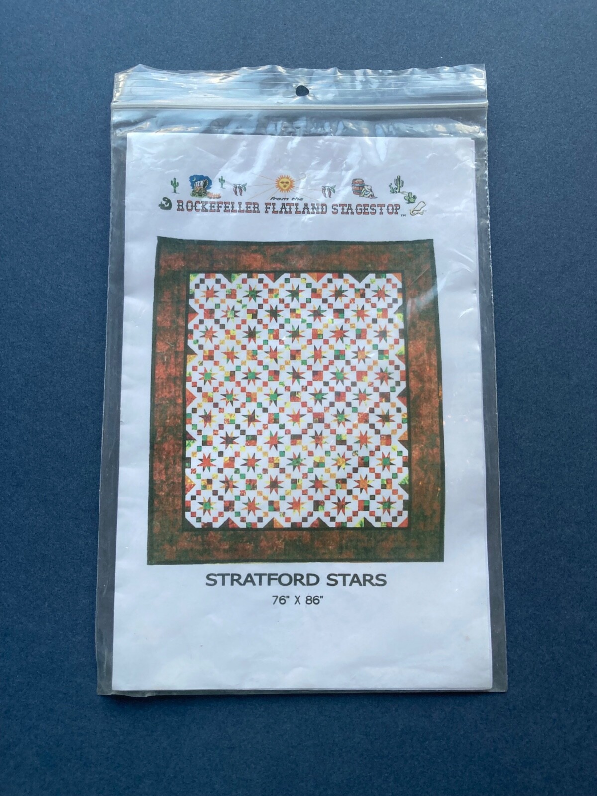 Stratford Stars Quilt Pattern by Rockefeller Flatland Stagestop
