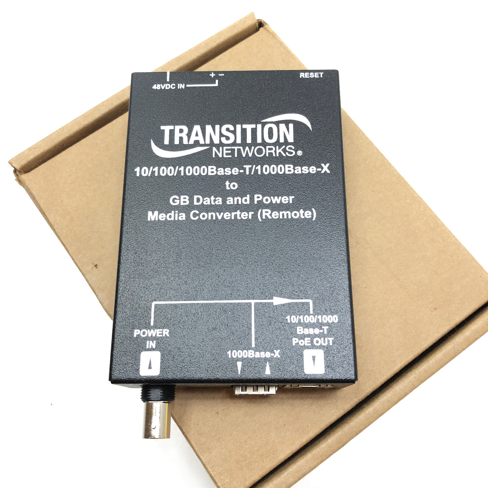 Transition Ethernet Over Coax Network Extender Media Converter EOCPD4020-110