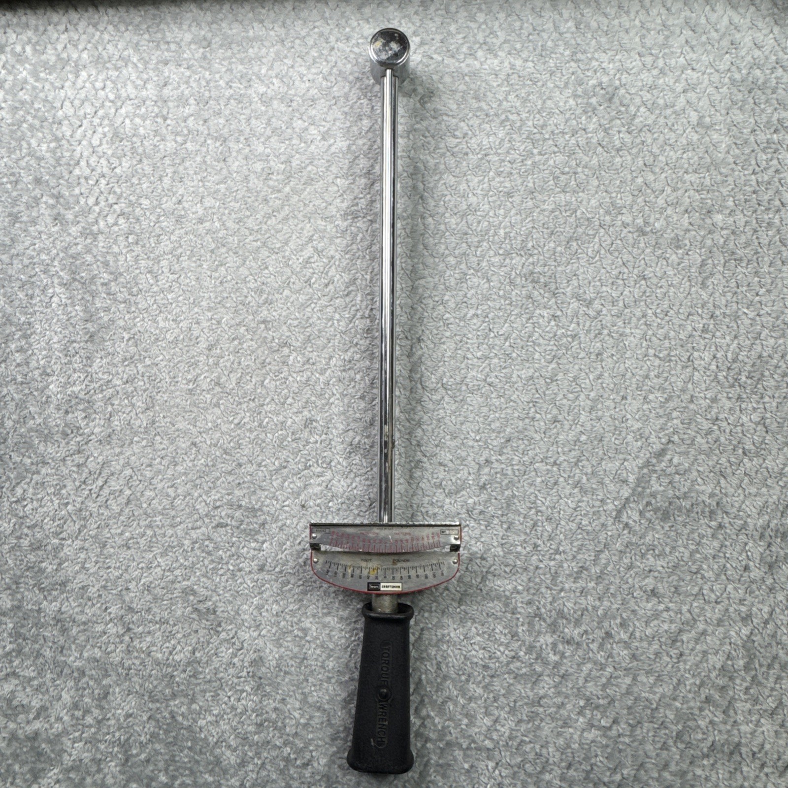 Craftsman Torque Wrench 44642 Inch Pounds Vintage, 3/8” Drive Bakelite USA