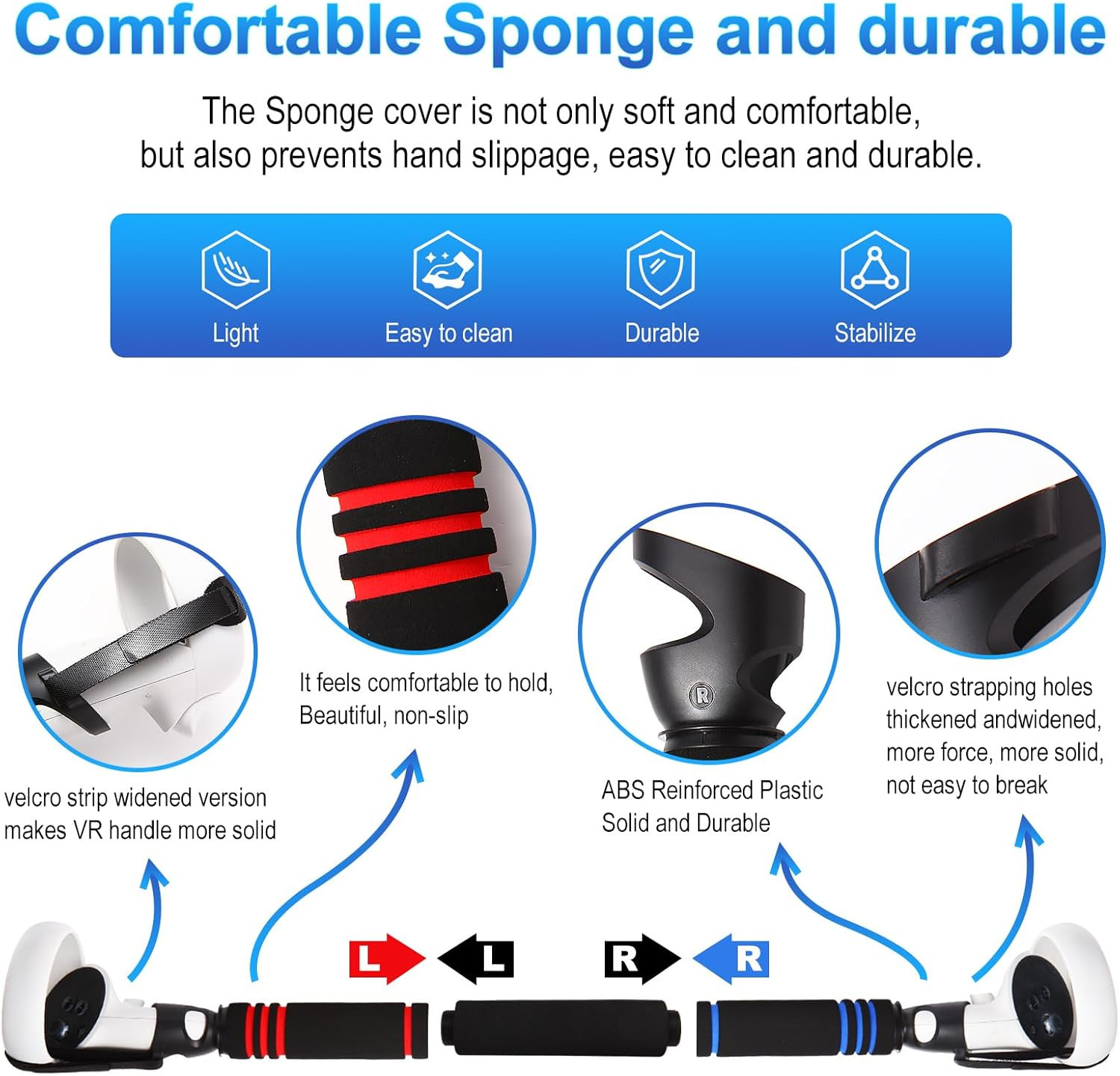 Gorilla Tag Long Arms Accessories for Oculus Quest 2,VR Controller Extension