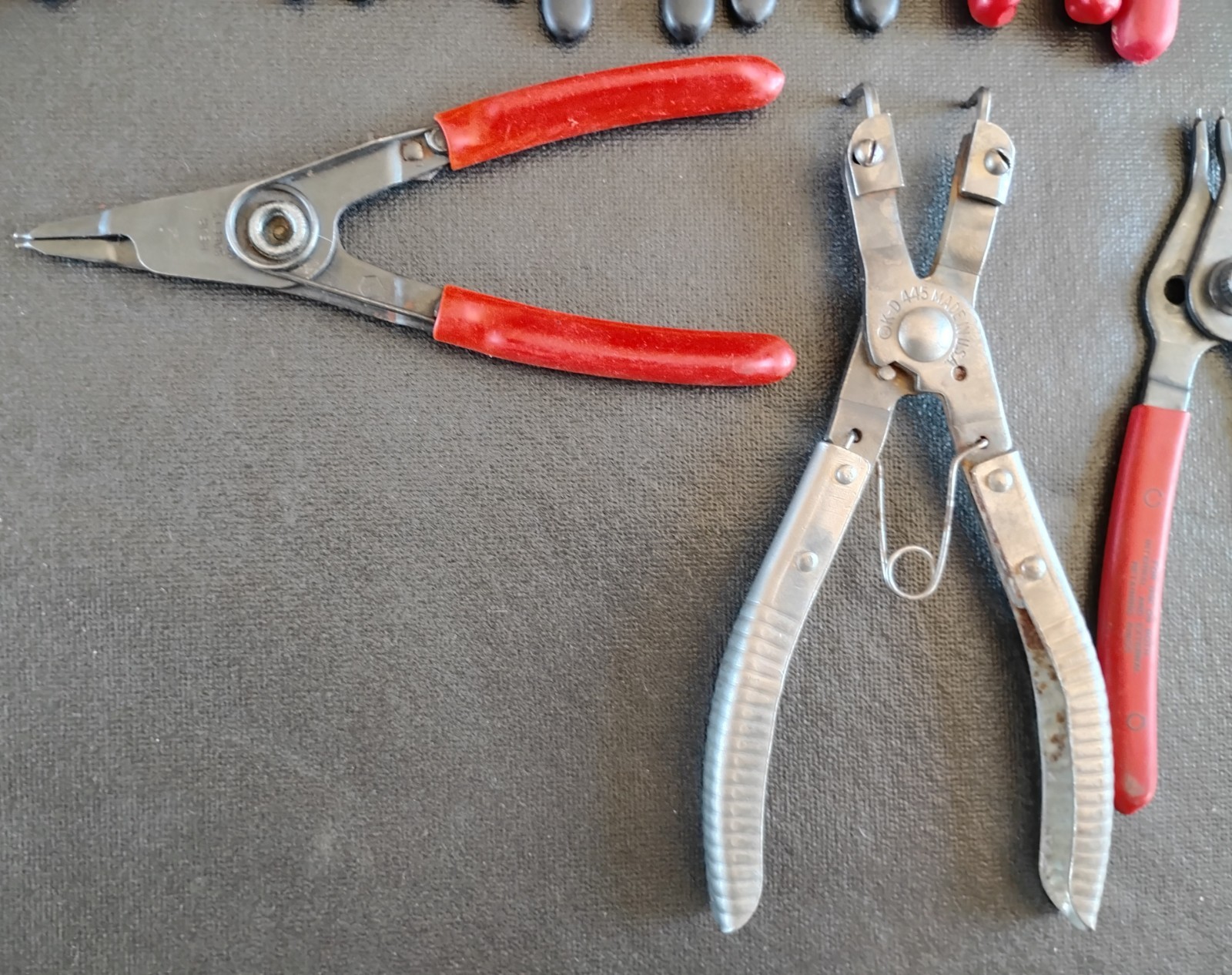 snap ring plier lot