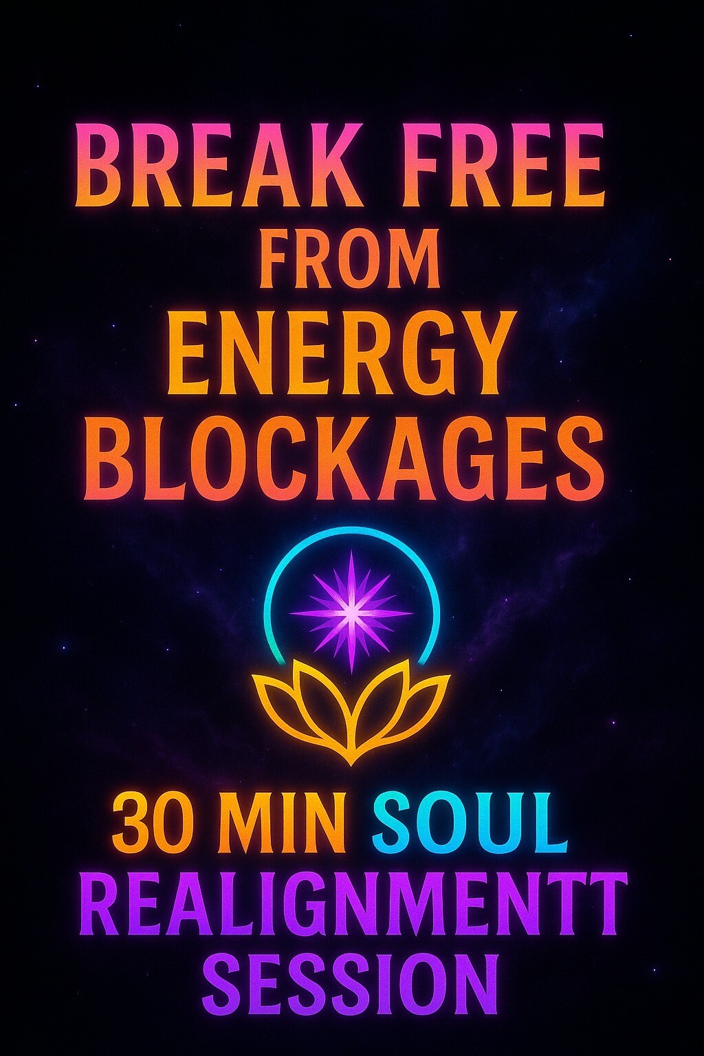 🌌 Break Free from Energy Blockages – 30 Min Soul Realignment Session