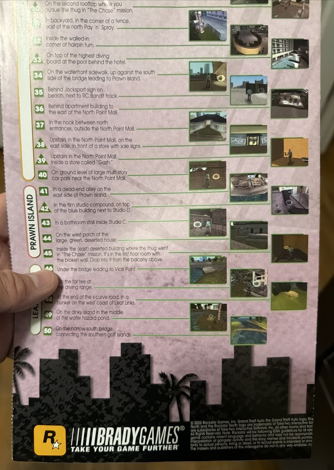 Grand Theft Auto: Vice City Official Strategy Guide with map