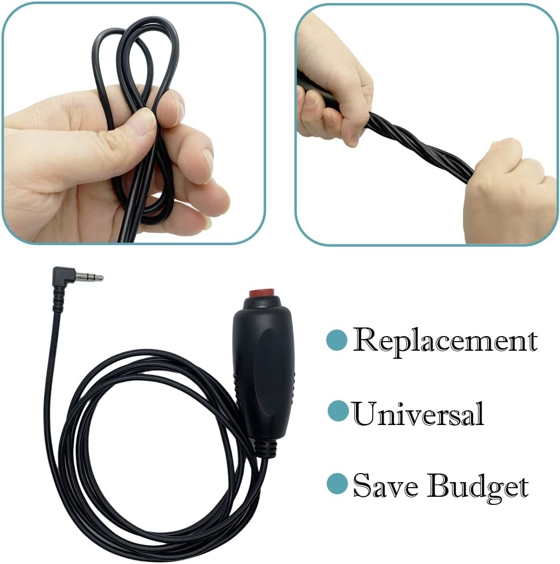 Replacement Nurse Call Cord, Red Button Momentary Cable for Nurse...