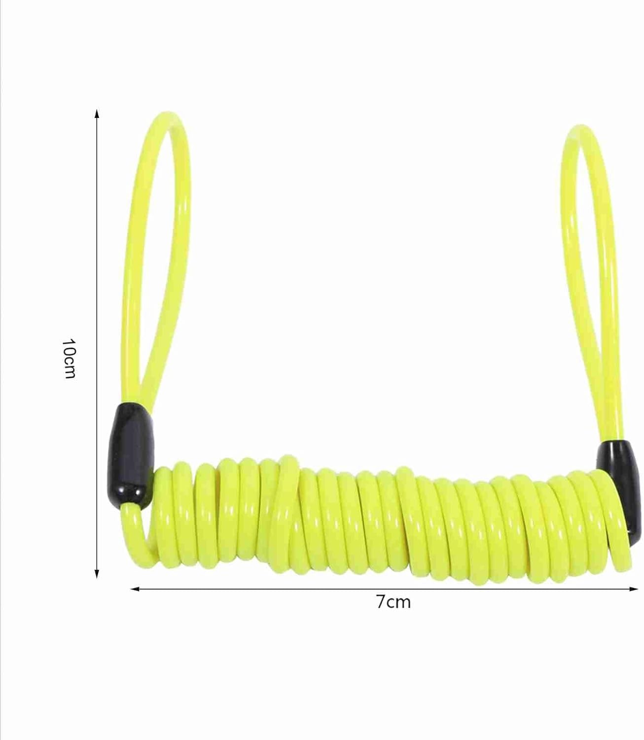 Motorcycle Reminder Cable, Bike Alarm Disc Lock Antitheft Security Spring Remind