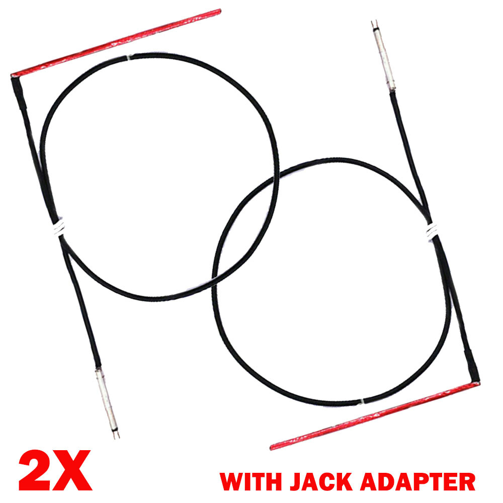 2x Under-saddle Passive For Piezo Film Pickup For Acoustic Pickups With Jack US