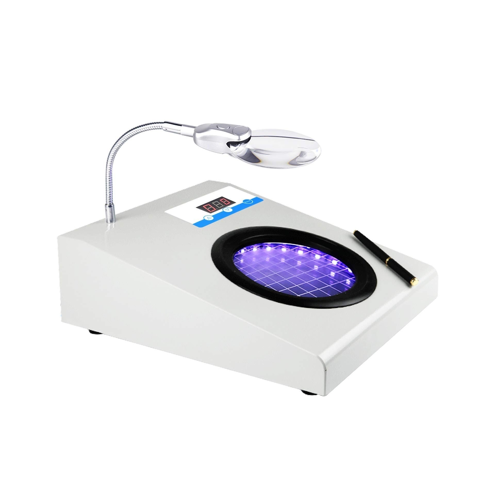 110V Microbial Bacterial Colony Counter Bacterial Quantity Counting Tester