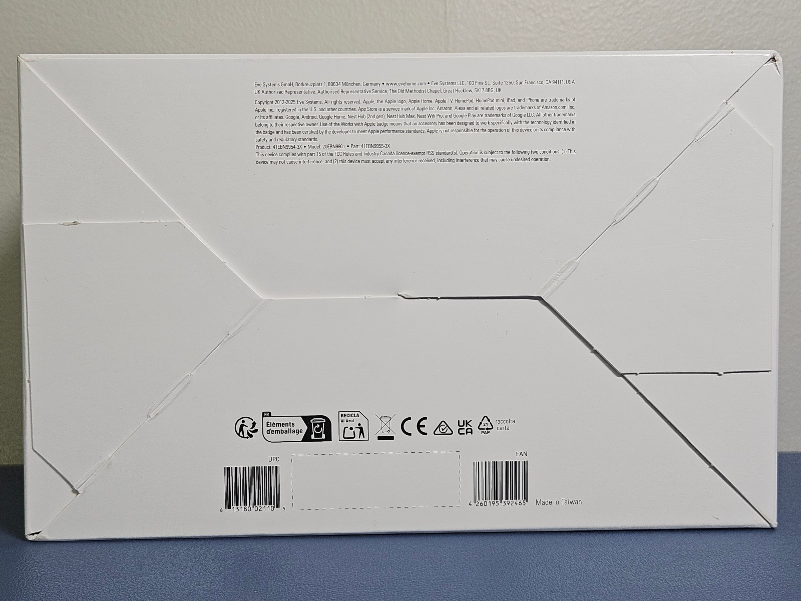 Eve Door & Window Wireless Contact Sensor - 3pk - White - New & Sealed!