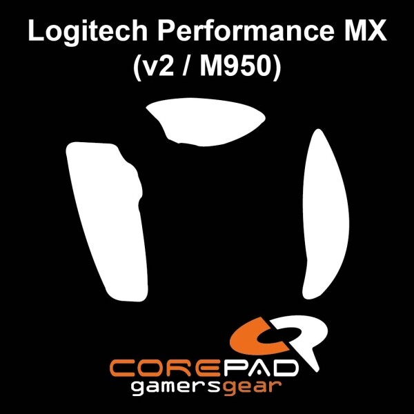 Corepad Skatez Logitech Performance MX v2 M950 Mouse Feet Hyperglides Teflon
