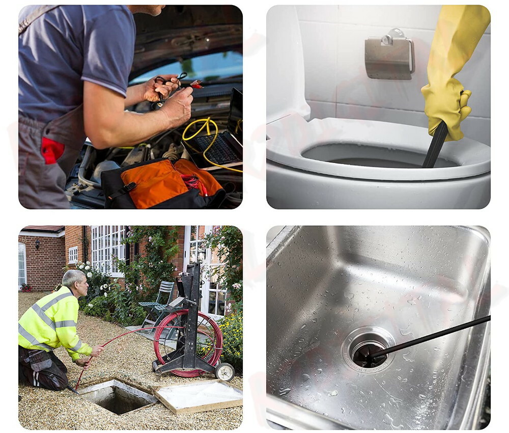FLEXIBLE CAMERA 2Mt LED ENDOSCOPE CAMERA WATERPROOF INSPECTION