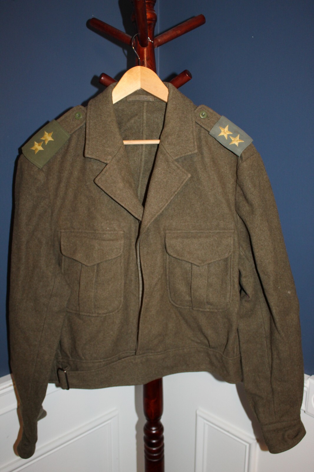 Original Pre 1991 Iraqi Army Officers Wool British Style Uniform Jacket w/Boards