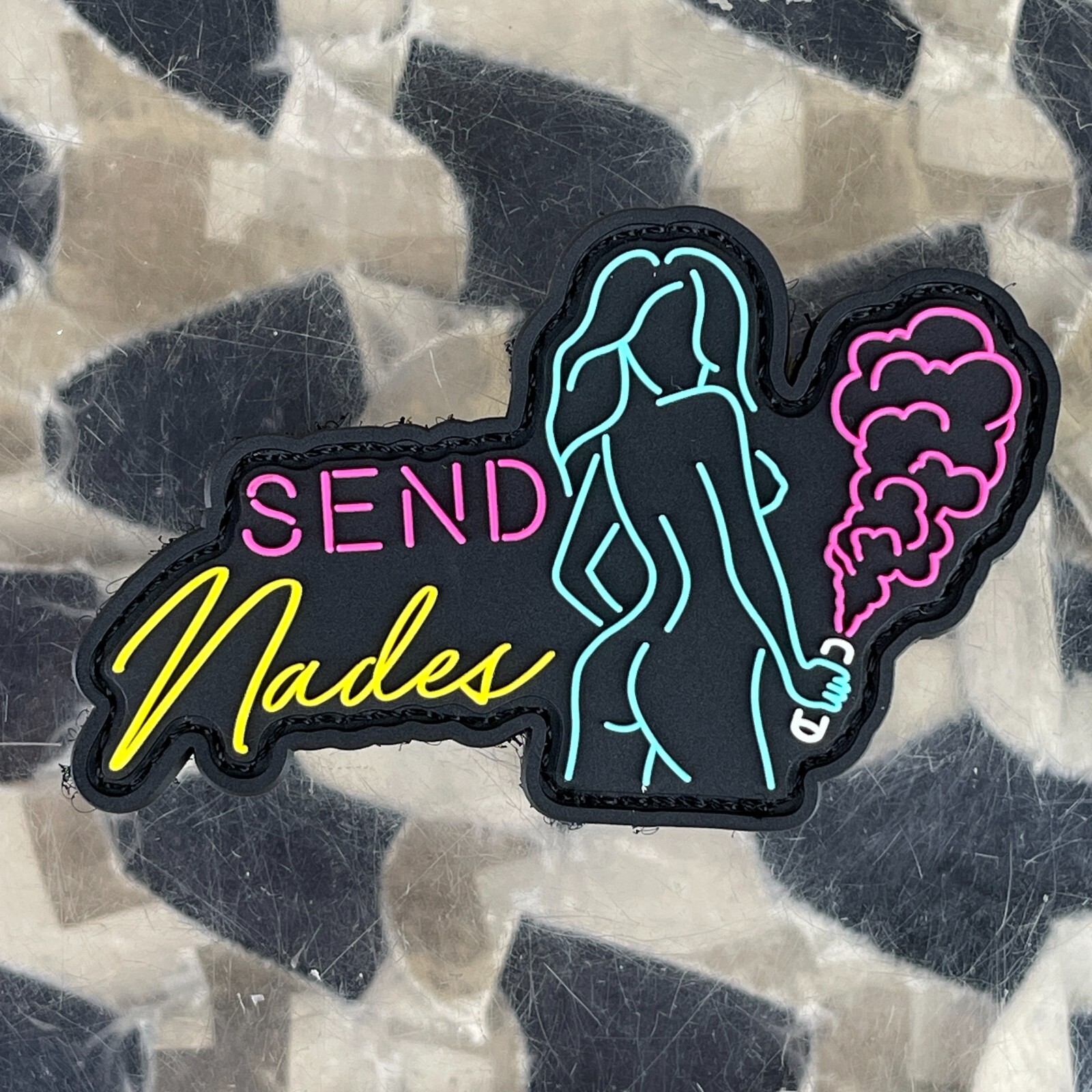 NEW Enola Gaye Send Nades Rubber Patch