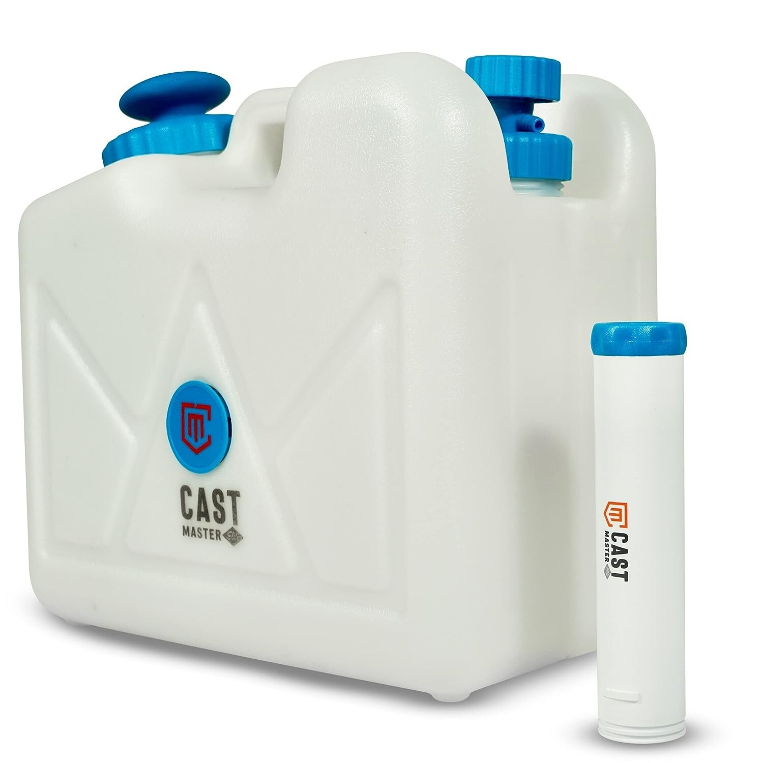 4 Gal Water Filter Jerry Can Pump Emergency Prep Camping Survival Purifier White