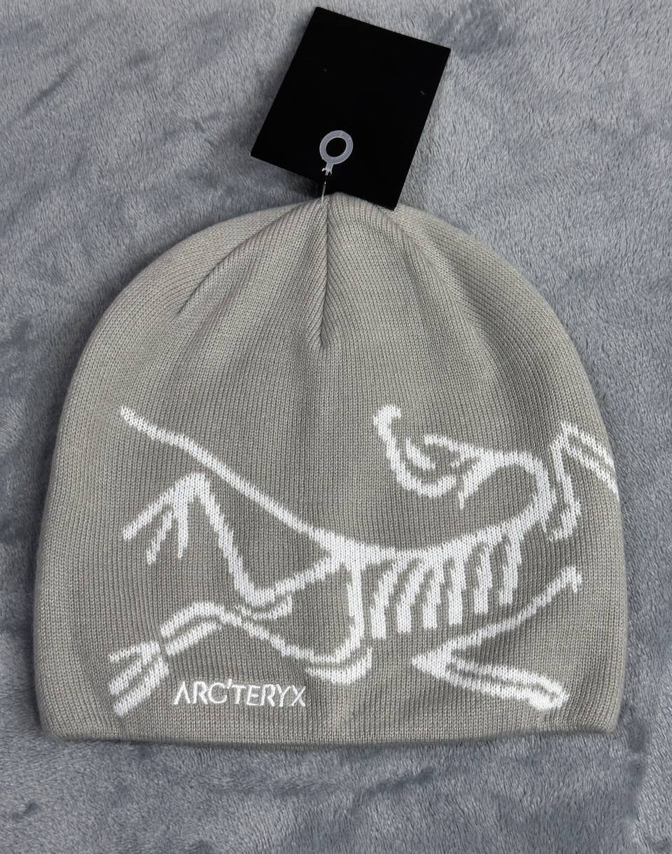 NWT Arc'teryx Bird Head Toque Beanie Hat Gray Winter Cap