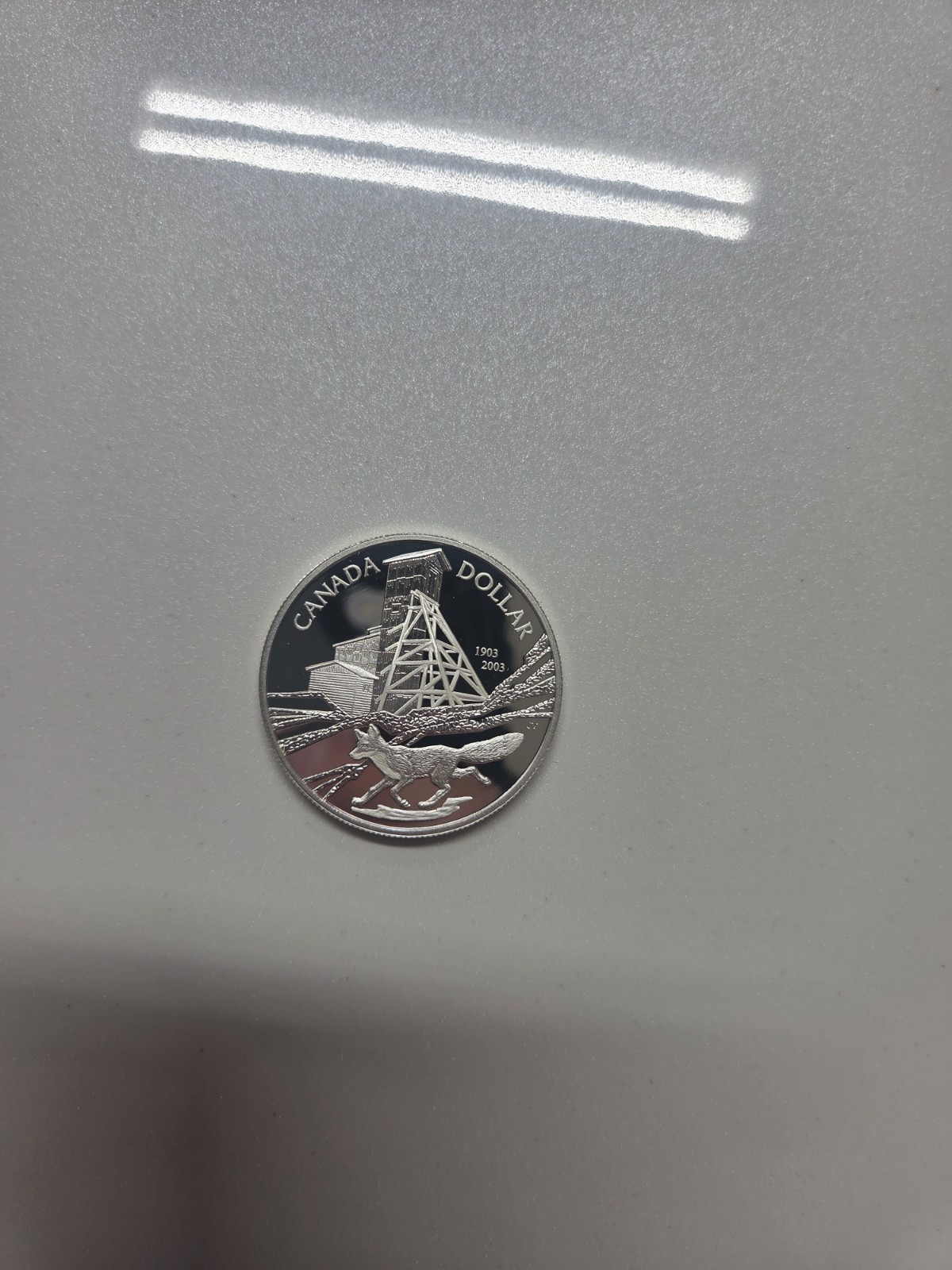 Canada 2003 Coronation Proof Silver Dollar Canadian $1 Silver