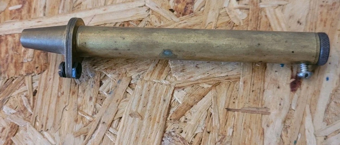 Vintage 5 - 120 Grain Brass Powder Measure With Funnel
