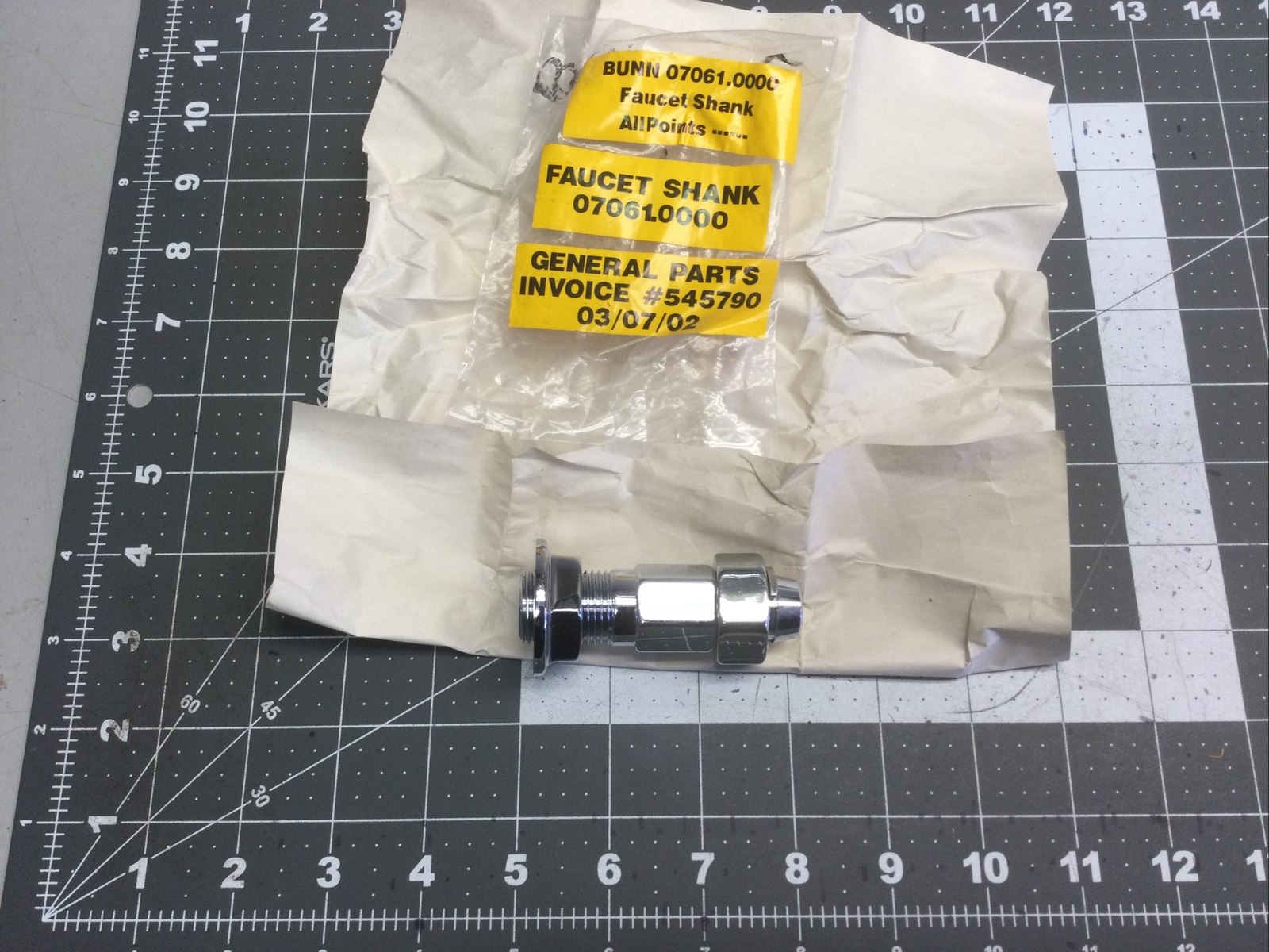 07061.0000 Bunn Faucet Shank,Crm-3.06O Ga H - (LX8Z)