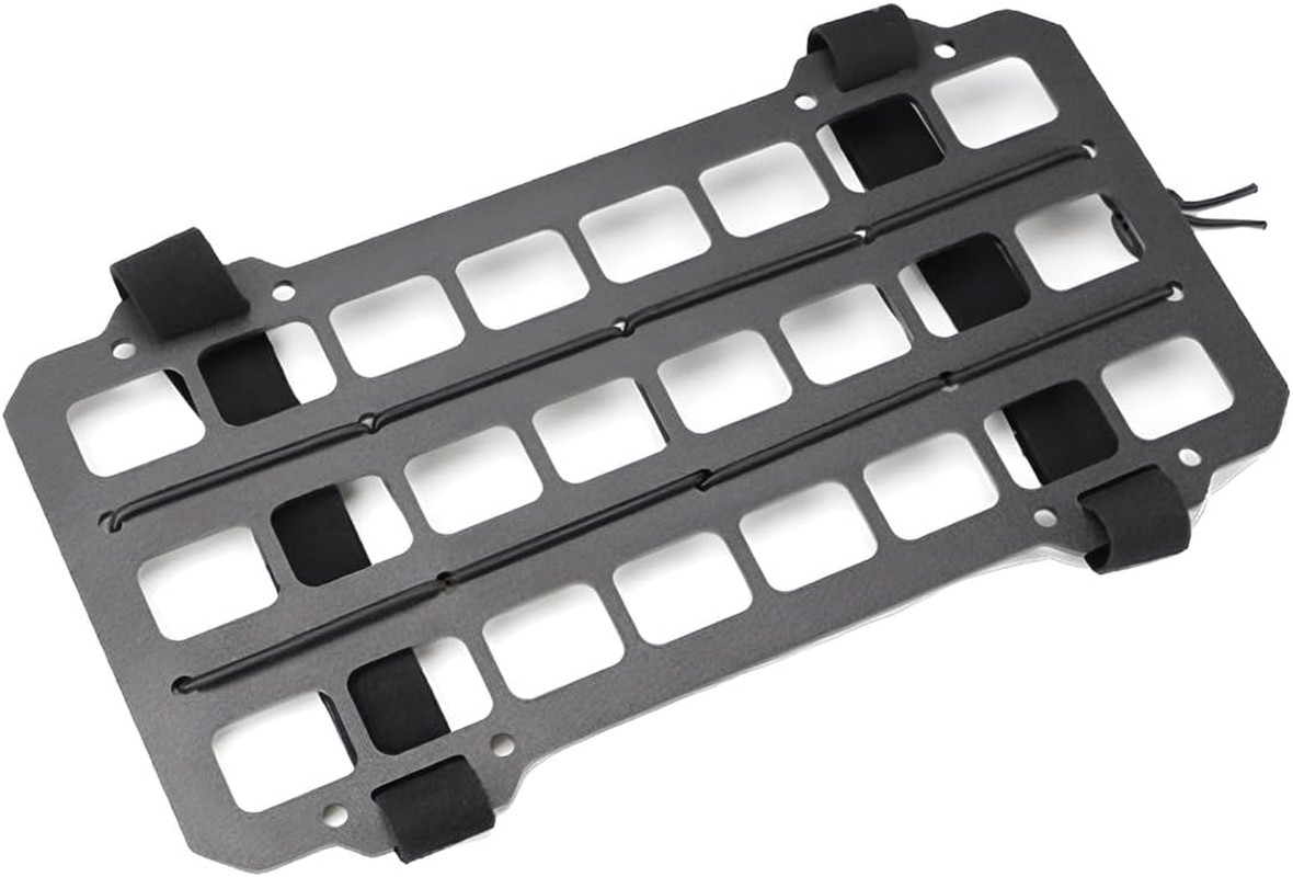 Tactical MOLLE Panel for Vehicle Sun Visor - Modular Storage Organizer