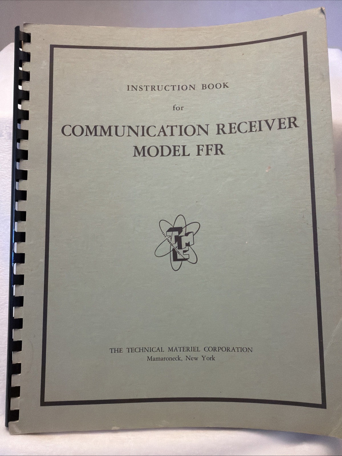 Communication Receiver Model FFR Instruction Book Schematics Illustrations 1953