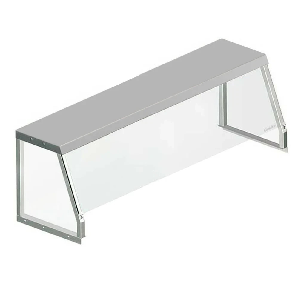 60" Sneeze Guard for Steam Table, 15"X60"X16.5"H