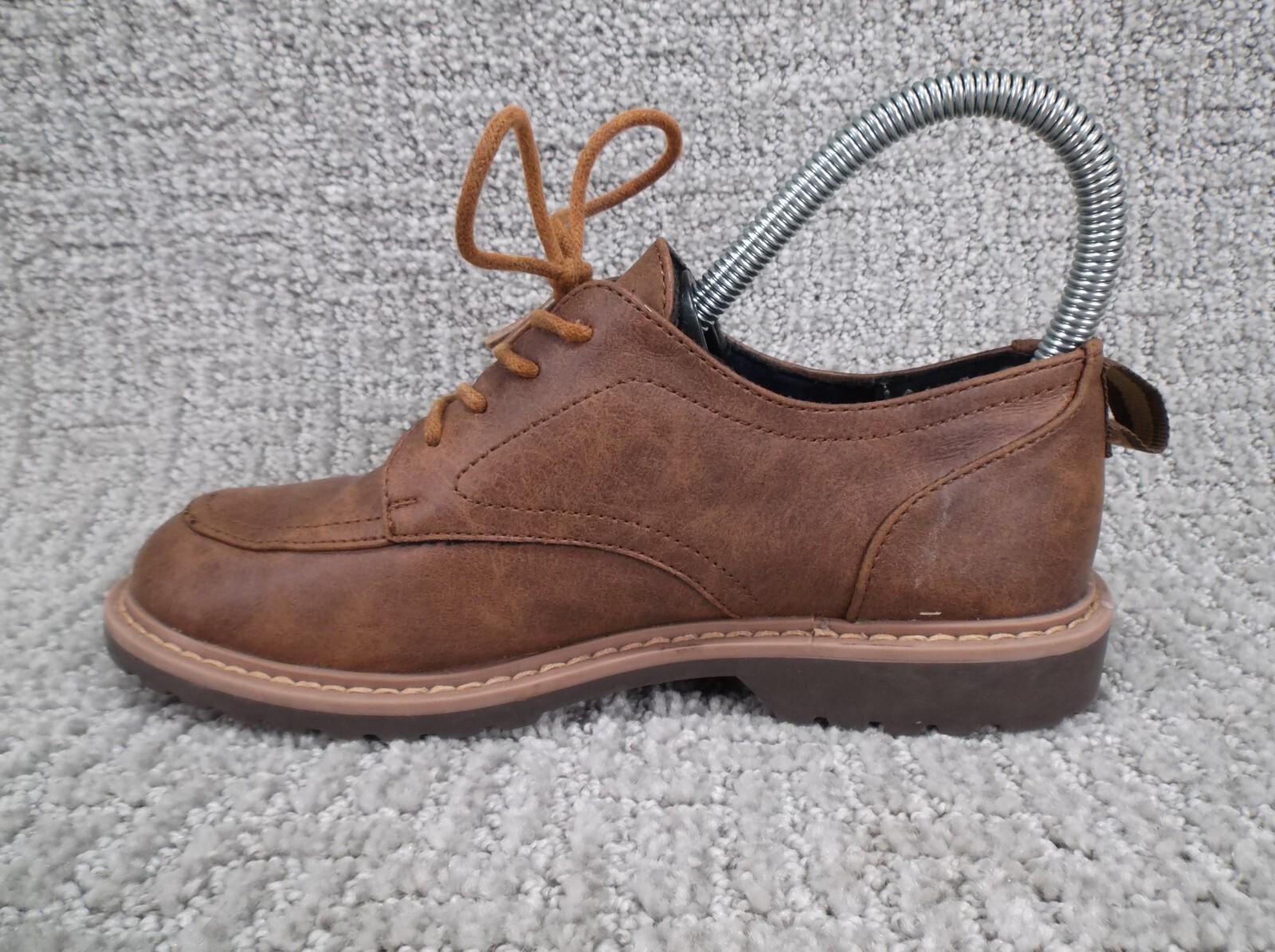 Kenneth Cole Reaction Leather Lace Up Oxford Dress Shoe Brown Size 3 women's