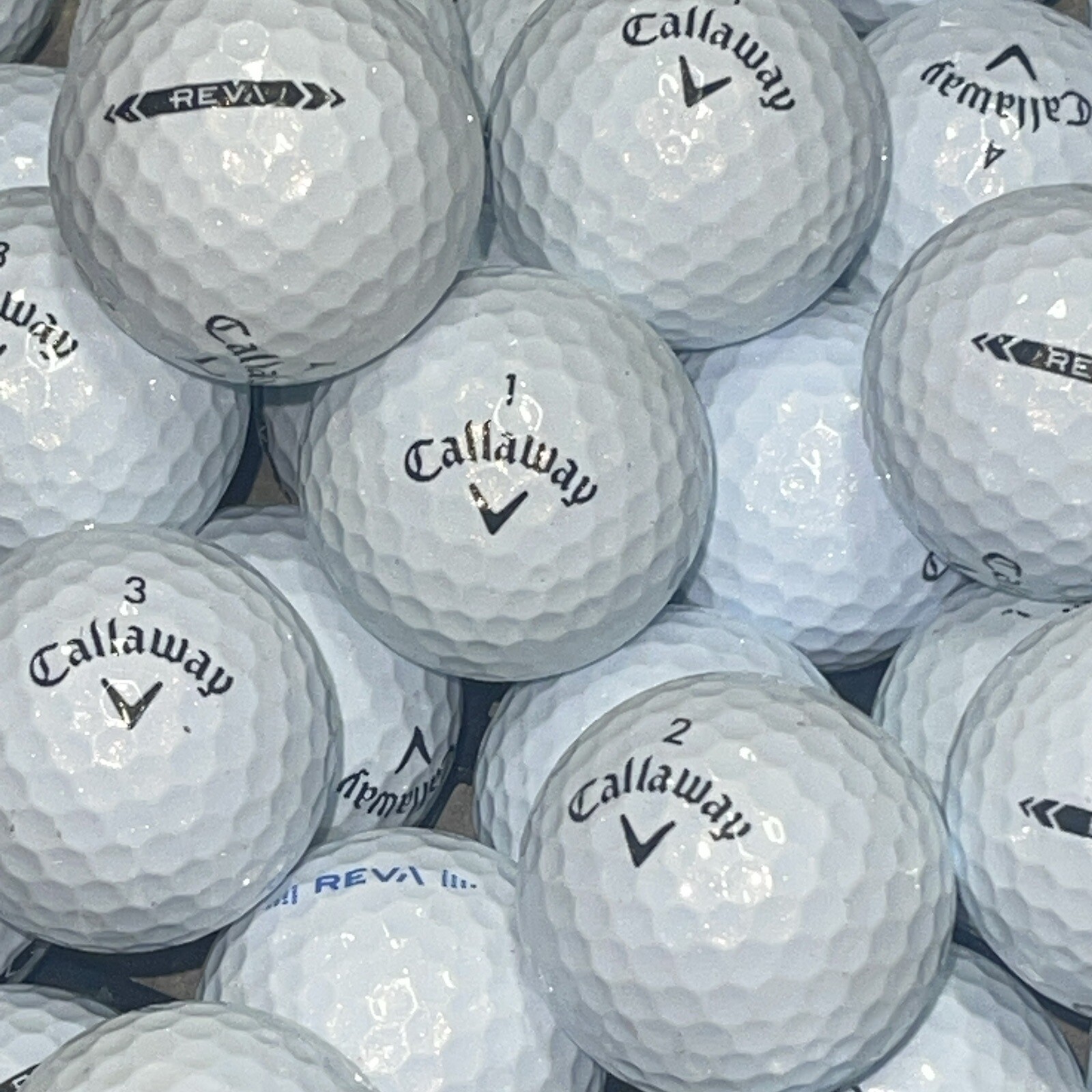 24 Callaway Reva Ladies Used Golf Balls - 4A/5A Grades AAAA / AAAAA