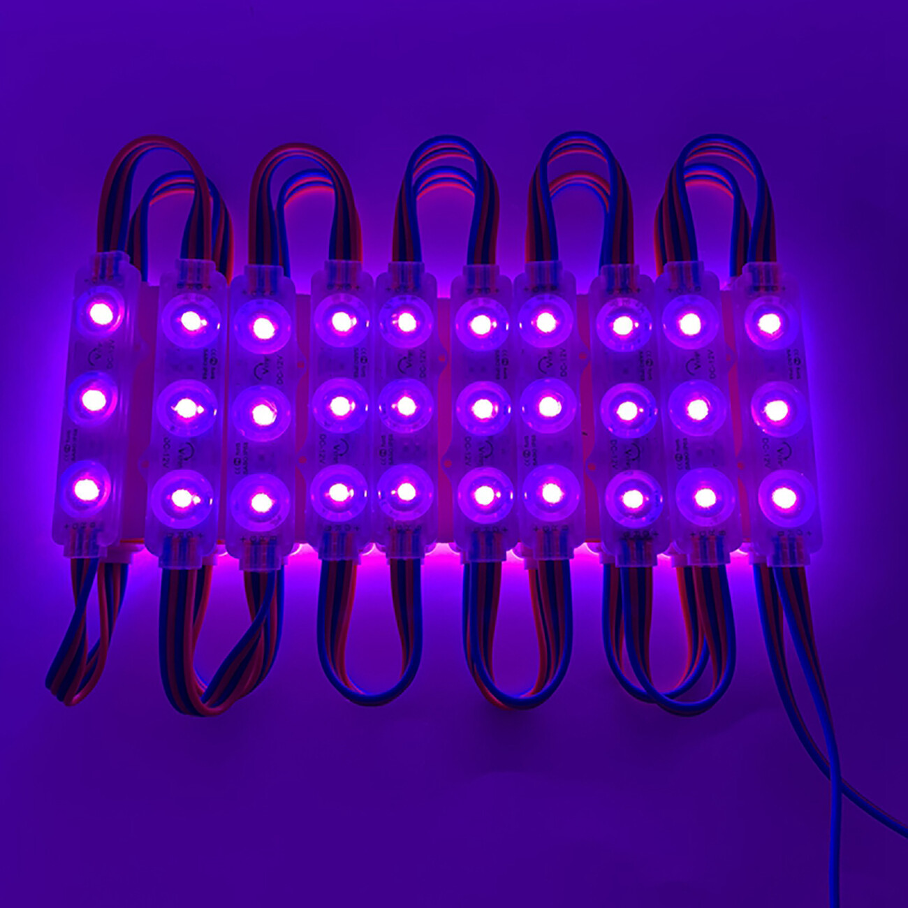 Super Bright 5050 RGB IP65 LED Module Lights Store Front Window +Remote+US POWER