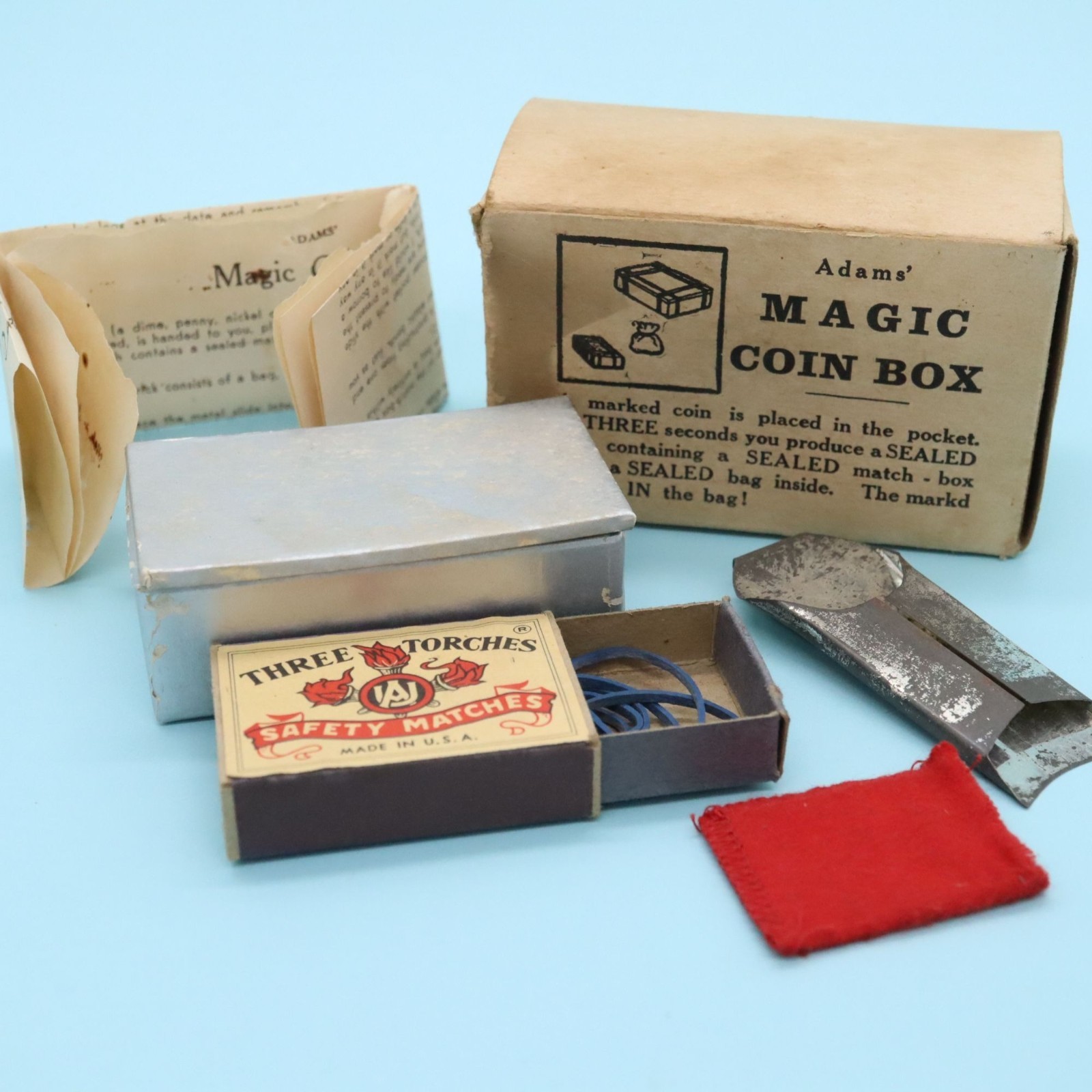Vintage Adams Magic Coin Box in Original Package