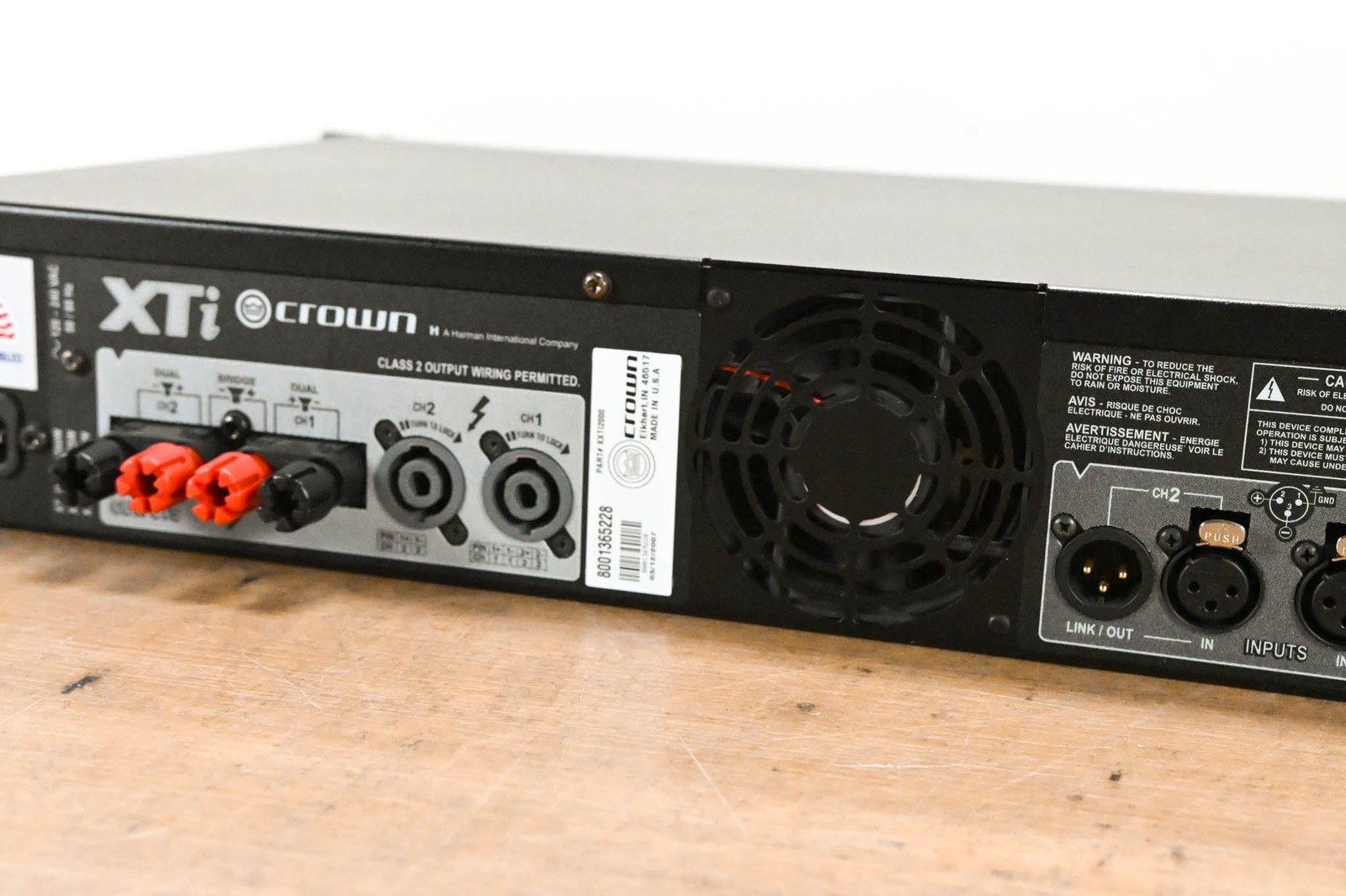 Crown XTi 2000 2-Channel Power Amplifier with DSP CG013C1