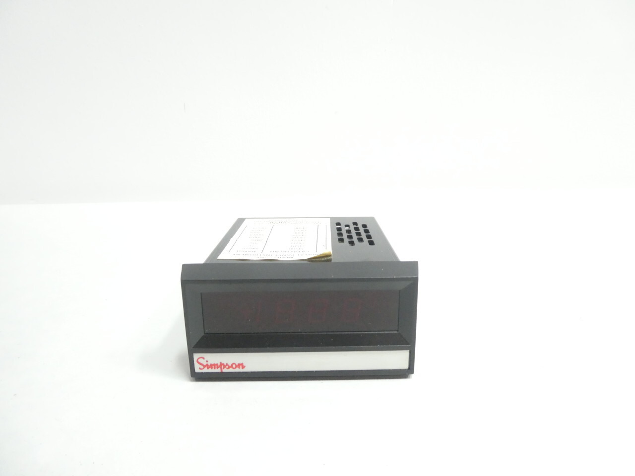 Simpson 2865 Digital Panel Meter 120v-ac