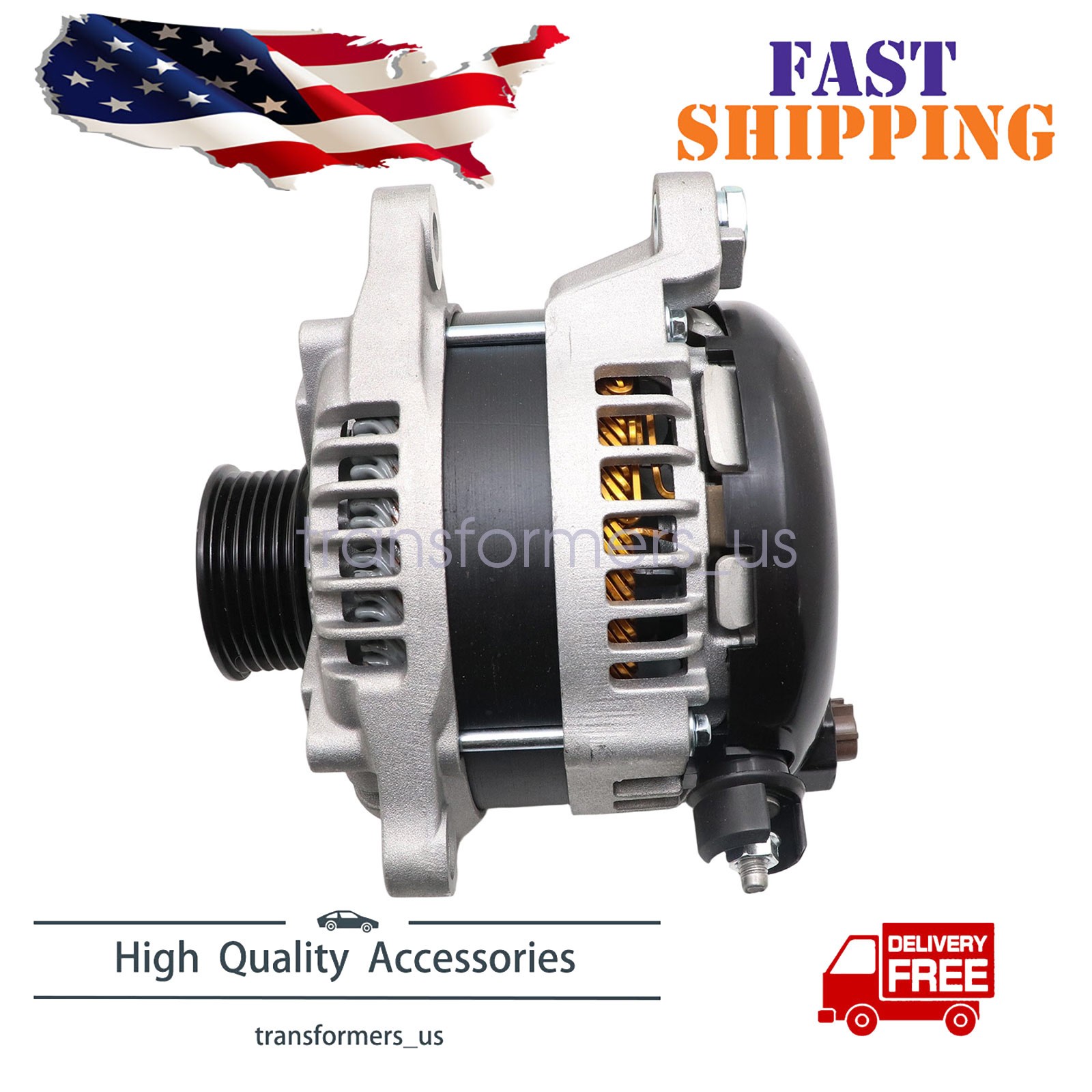 New Alternator For Ford F-150 2011-2014 V8 5.0L F150 220A 12V CW S6 AL3Z10346C