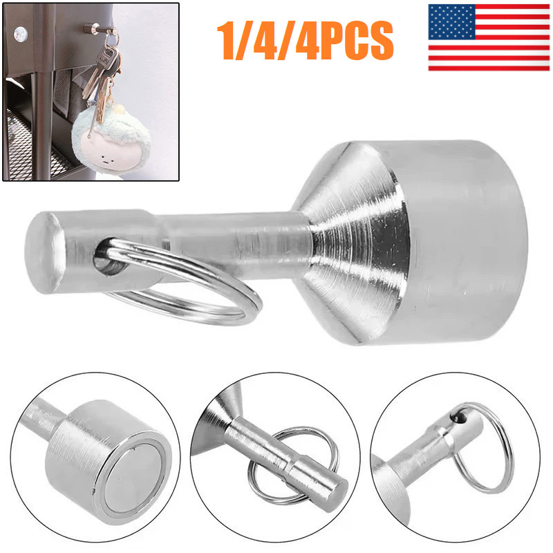 1/2/4x Keychain Rare Earth Magnet For Testing Gold Silver Jewelry Precious Tools
