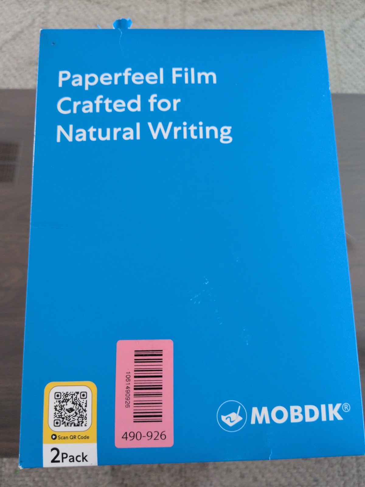 MOBDIK 2 Pack Paperfeel Screen Protector Compatible 10th/air 11, Transparent