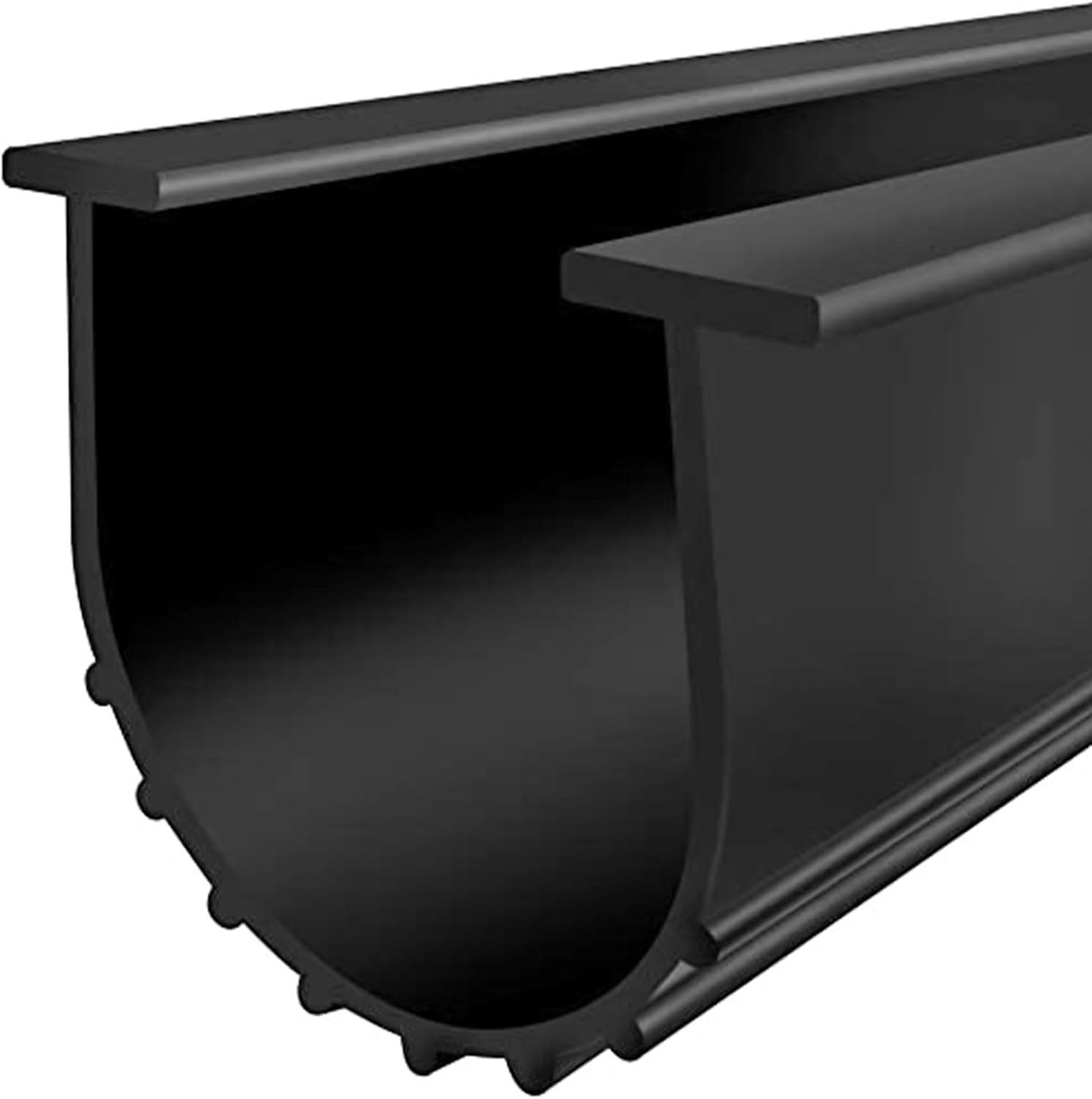 20Ft Garage Door Bottom Seal Kit with U-Shape Weather Stripping Rubber