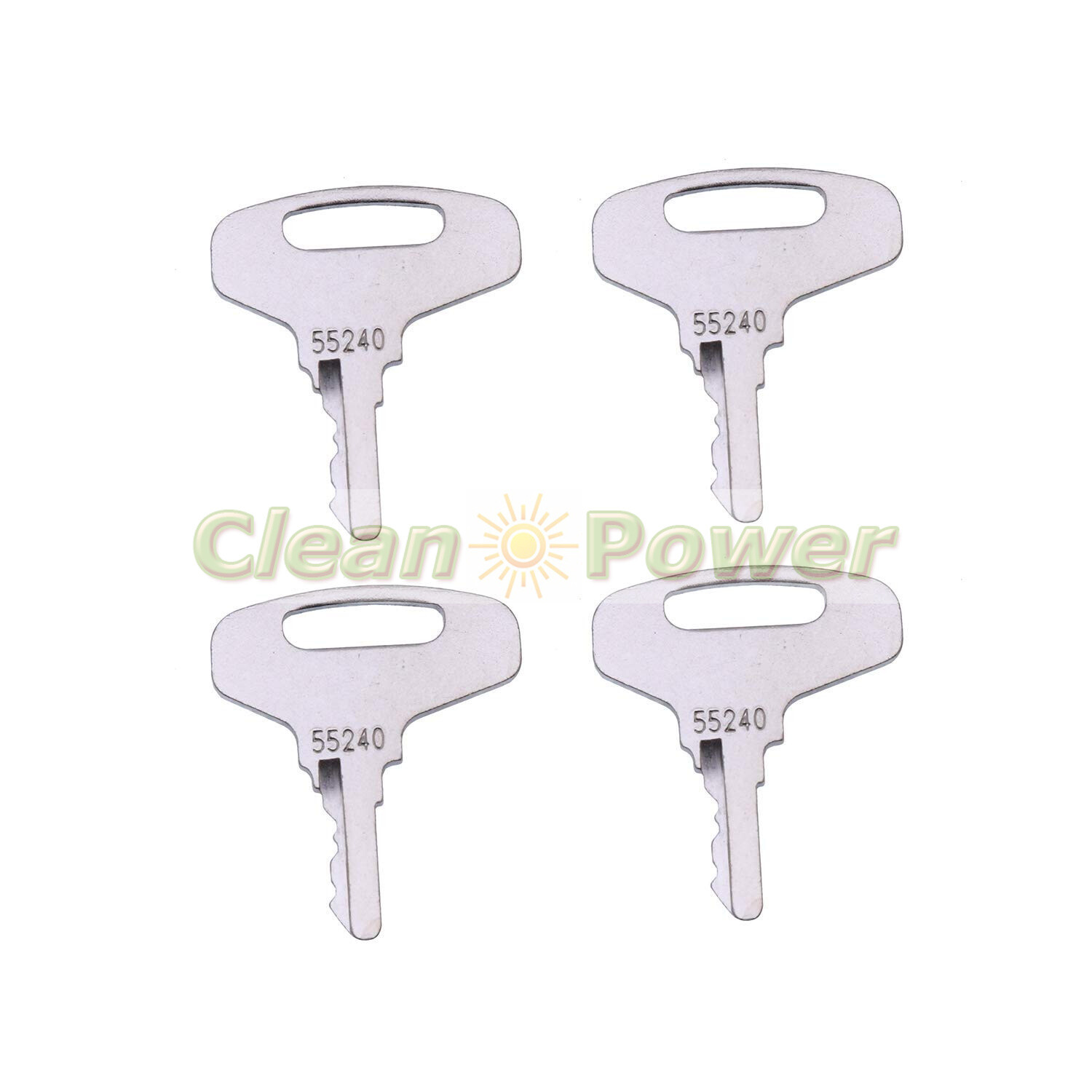 4PCS Ignition Key 55240 66711-55140 for Kubota B20 B5100 B6100 B7100 B7200 B8200