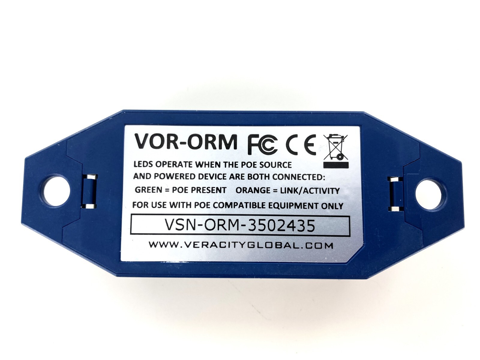 Used? - Veracity VOR-ORM Outreach Max Ethernet Range Extender & POE