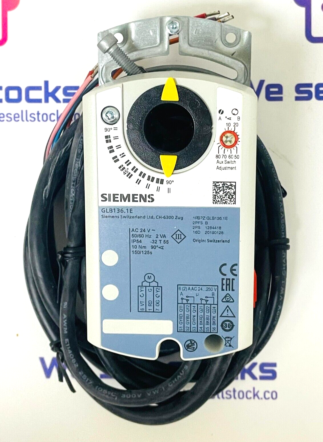 SIEMENS GLB136.1E Damper Actuator