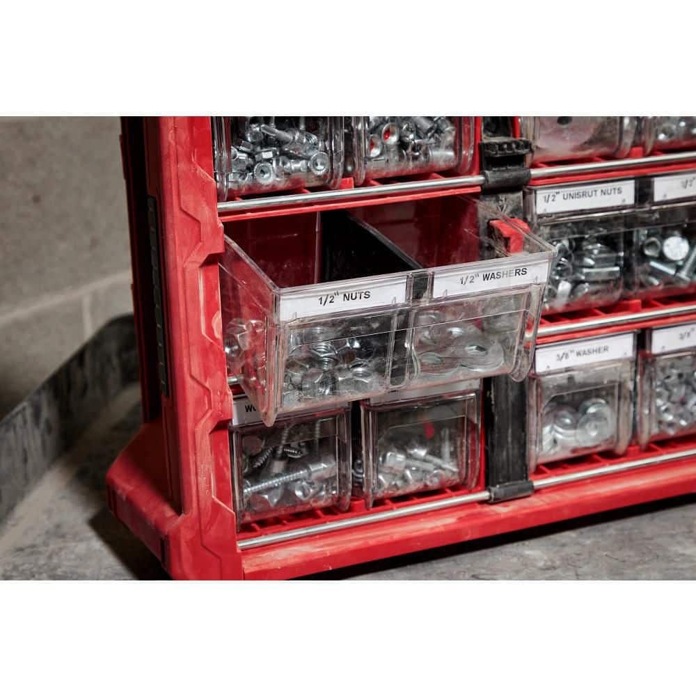 Milwaukee PACKOUT 10 Compartment Tilt Bin Organizer