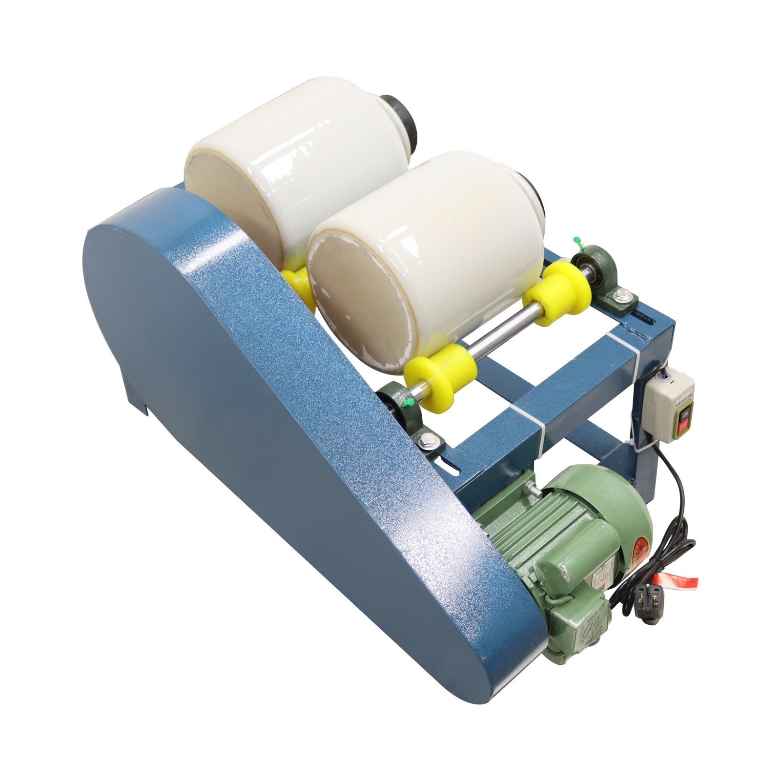 Horizontal Ball Mill Lab Fine Grinding Machine 5L Double Ceramic Jar 300 Mesh
