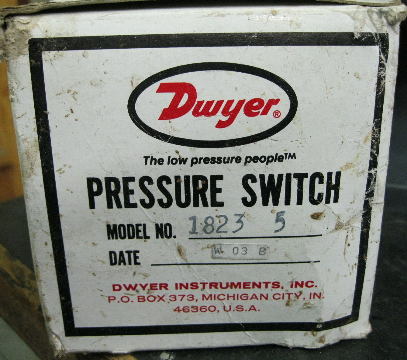 Dwyer 18235 Pressure Switch